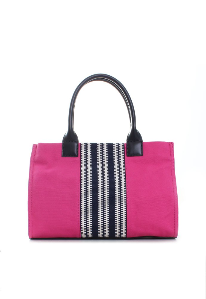 ella jacquard stripe small tote